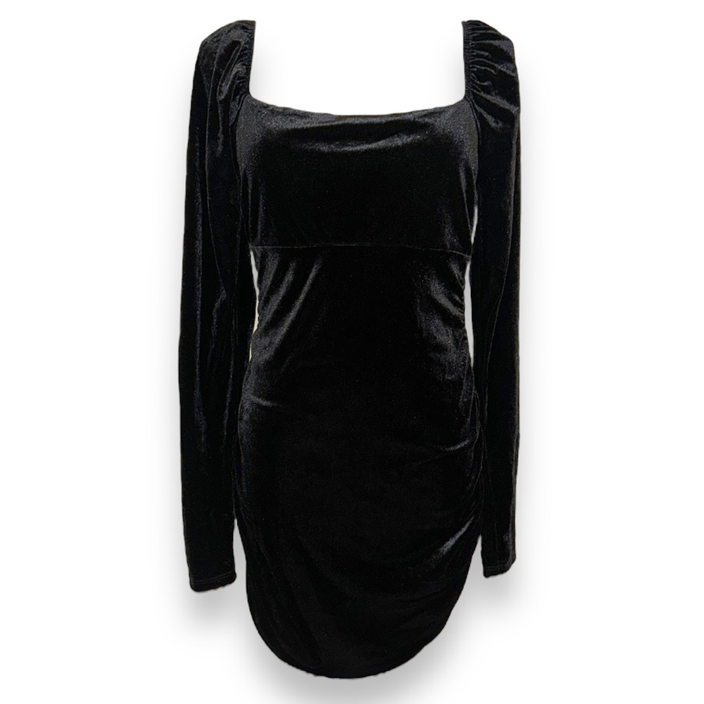 Velvet cocktail dress